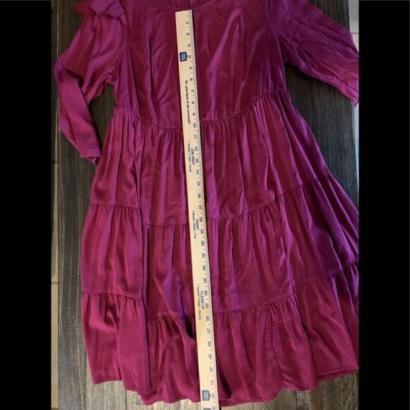Torrid Purple/Mauvey Flouncy dress size ( 10-12 torrid sizing)‎ - Picture 7 of 7